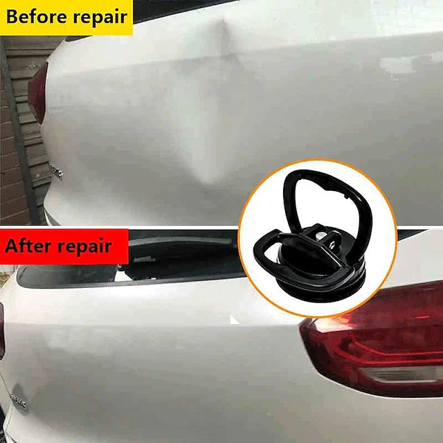 Car Dent Repair Tool Kit – Paintless Dent Removal Puller Set with Glue Tabs & Lifter for Auto Body Hail Damage & Door Ding Fix, DIY Friendly