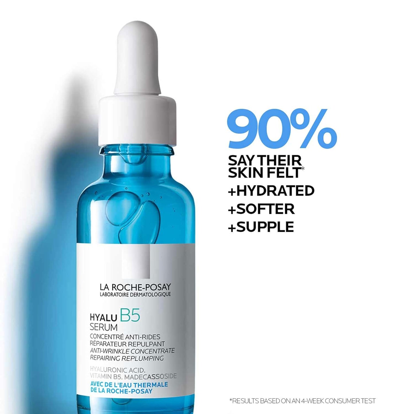 La Roche-Posay Pure Hyaluronic Acid Serum – Hydrating Anti-Aging Face Serum for Fine Lines & Wrinkles