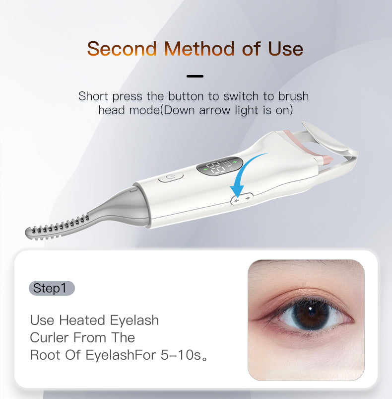 Heated Electric Eyelash Curler – USB Rechargeable