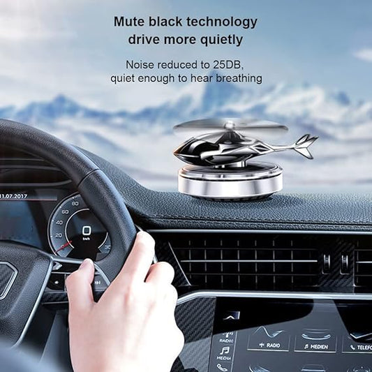Helicopter-Shaped Car Air Freshener – Rotating Propeller Vent Clip with Long-Lasting Fragrance, Creative Dashboard Decor for Car & Office