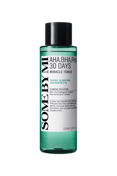 SOME BY MI AHA-BHA-PHA Miracle Toner – 30-Day Exfoliating Toner with Tea Tree & Niacinamide for Clear, Smooth Skin