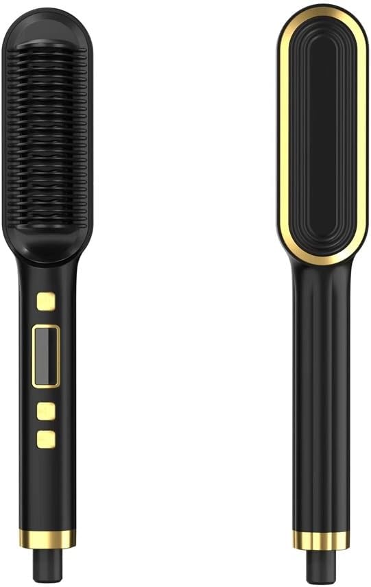 Hair Straightener Comb – 2-in-1 Comb & Flat Iron for Frizz-Free, Salon-Style Hair Product Title