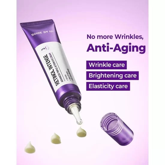 SOME BY MI Retinol Intense Eye Cream – Triple Action Eye Treatment with Retinol, Adenosine, and Ceramide
