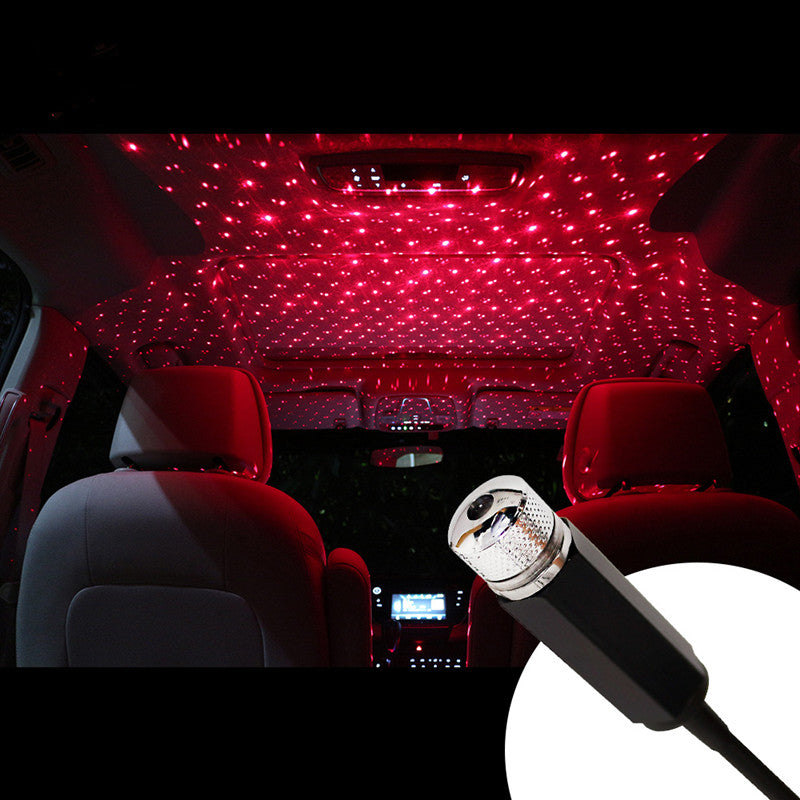 USB Star Decoration Light – Portable Galaxy Projector for Car, Bedroom, Parties & Camping with Adjustable Projection & Romantic Effects