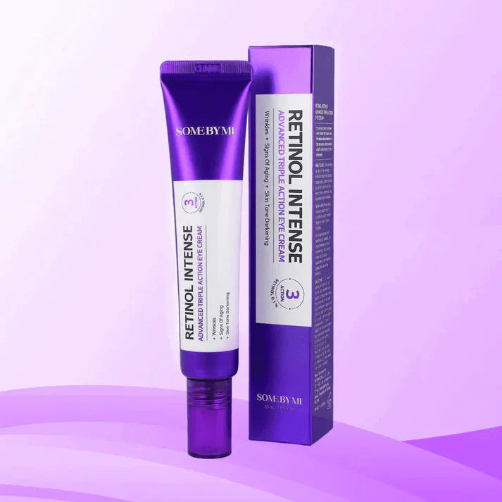 SOME BY MI Retinol Intense Eye Cream – Triple Action Eye Treatment with Retinol, Adenosine, and Ceramide