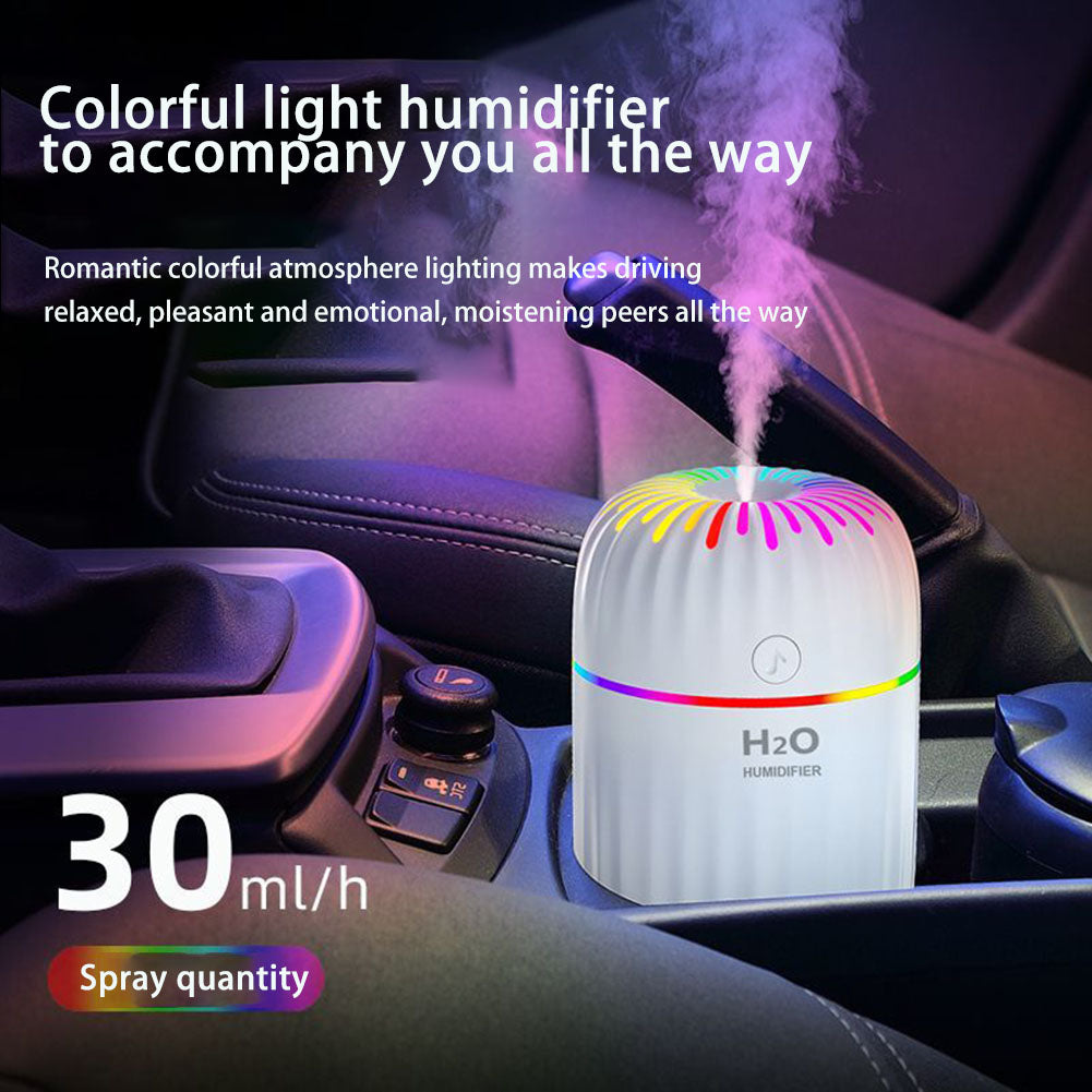3-in-1 Air Humidifier – USB Powered Aroma Diffuser with Night Light, Silent Mist & Auto Shut-Off for Home, Office & Bedroom