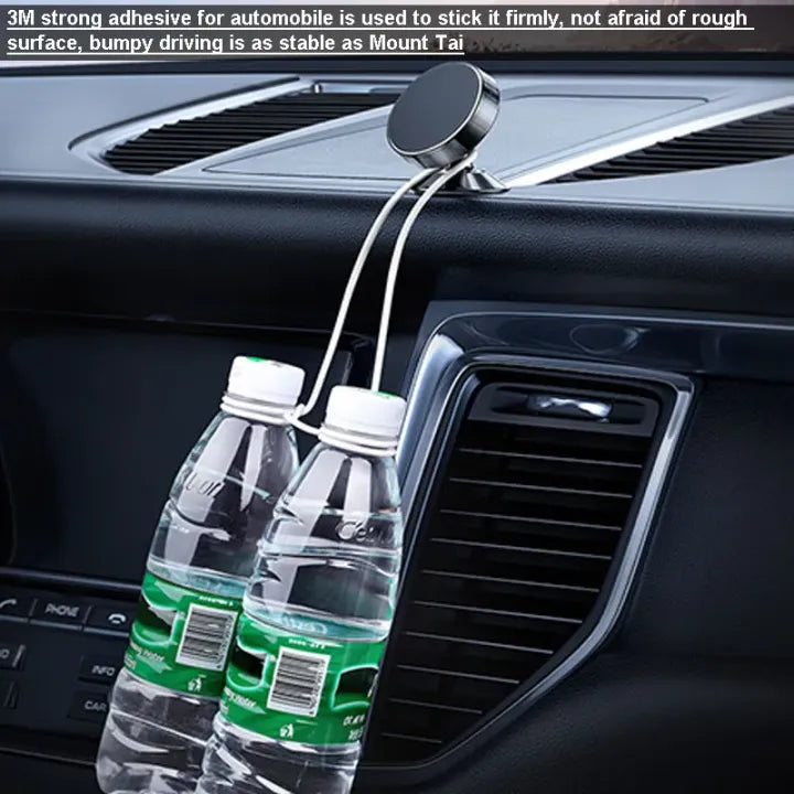 Magnetic Car Phone Holder – Strong Magnet Dashboard & Vent Mount with 360° Rotation, One-Hand Use, Compact Design for All Smartphones